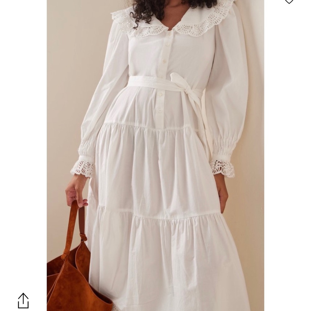Sea white summer dress